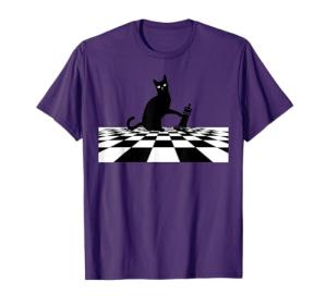 Ornery Cat Checkmate Chess Piece T-Shirt