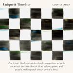 Chic Black-and-White Chess Tea Kettle, 3 Quarts