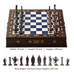 Handmade Chess Set with British Army Metal Pieces