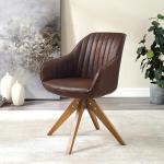 Modern Suede Armchair with Beech Wood Legs
