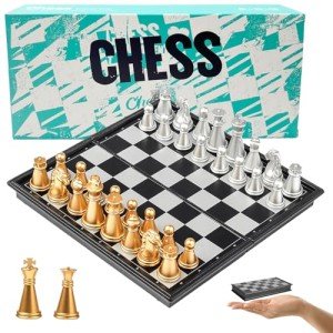 Magnetic Mini Travel Chess Set - 5.11 Inches