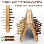 Magnetic 15" Wooden Travel Chess Set