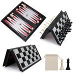 10" Magnetic Chess Set: 3 in 1 Travel Games