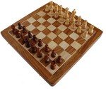 Magnetic Travel Chess Set - Classic Wood 7