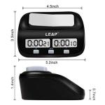 Digital Chess Clock Timer with Alarm - Black