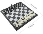 Magnetic Travel Chess Set with Folding Board