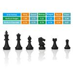 Magnetic Travel Chess Set with Folding Board