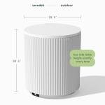 Outdoor Cooler Side Table for Patios - 2 in 1