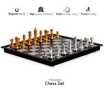 Portable Magnetic Travel Chess Set with Storage