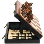 15" Magnetic Wooden Chess Set with Storage Slots
