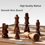 Magnetic 15" Wooden Travel Chess Set