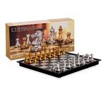 Portable Magnetic Travel Chess Set with Storage