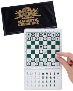 Mini Magnetic Travel Chess Set - 6-Inch Foldable