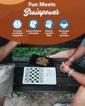 Mini Magnetic Travel Chess Set - 6-Inch Foldable