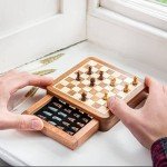 Personalized Luxury Magnetic Chess Set for Men