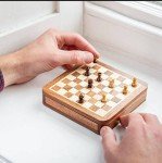 Personalized Luxury Magnetic Chess Set for Men