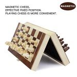 Magnetic Wooden Chess Set for Kids - 12" x 12
