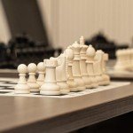 Foldable Silicone Chess Set with Travel Bag