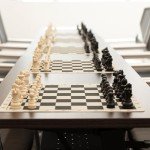 Foldable Silicone Chess Set with Travel Bag