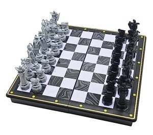 Harry Potter Magnetic Chess Set with Foldable Board