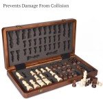 15" Magnetic Wooden Chess Set with Extra Queens