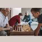 Magnetic Wooden Chess Set with Storage Drawers