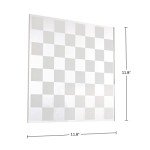 Colorful Modern Acrylic Chess Set with 32 Pieces