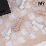 Verona Marble Chess Set with Storage & Extra Queens