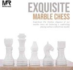 Verona Marble Chess Set with Storage & Extra Queens