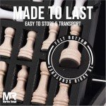 Verona Marble Chess Set with Storage & Extra Queens