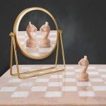 Verona Marble Chess Set with Storage & Extra Queens