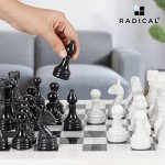 Marble Chess Set with Storage Box - 15 Inches