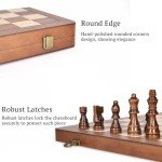 15" Magnetic Wooden Chess Set with Extra Queens