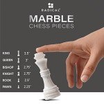 Marble Chess Set with Storage Box - 15 Inches