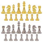 Marble Metal Chess Set for Travel and Play