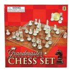 10-Inch Elegant Glass Chess Set