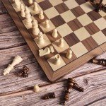 15" Magnetic Wooden Chess Set with Extra Queens