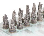 Vampire vs Werewolf Chess Set - 44cm Black