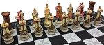 Medieval Crusades Chess Set with Maltese Board