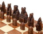 Isle of Lewis Large Mahogany Chess Set