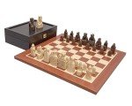 Regency Isle of Lewis Mahogany Chess Set