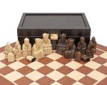 Regency Isle of Lewis Mahogany Chess Set