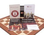 Regency Isle of Lewis Mahogany Chess Set