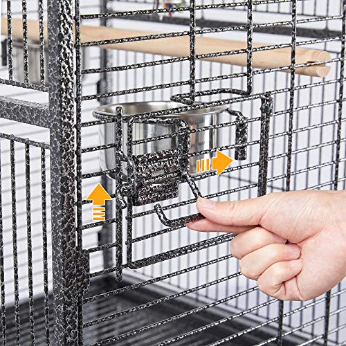 Rolling Parrot Cage - Play Top Stand Included