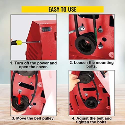 VEVOR 14"x40" Benchtop Wood Lathe with Accessories