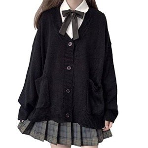 Kawaii Japanese Knitted Cardigan Sweater for Women