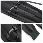 Black Techwear Joggers with Multi Pockets