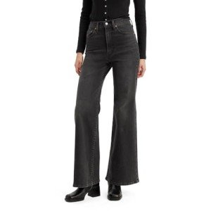 Levi's Women's Black Ribcage Bell Bottom Jeans