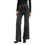 Levi's Women's Black Ribcage Bell Bottom Jeans