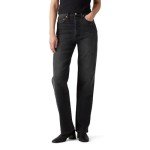 Levi's Women's Ribcage Straight Leg Jeans in Say No Go